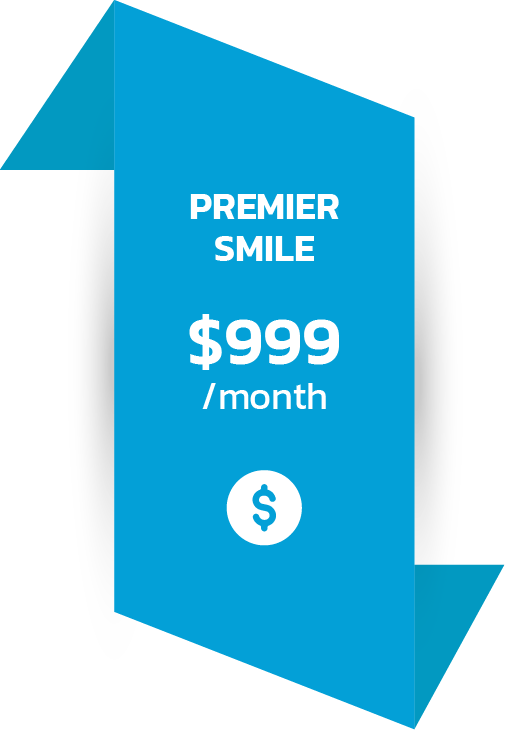 Premier Smile package featuring comprehensive digital strategies for top-tier dental practices.