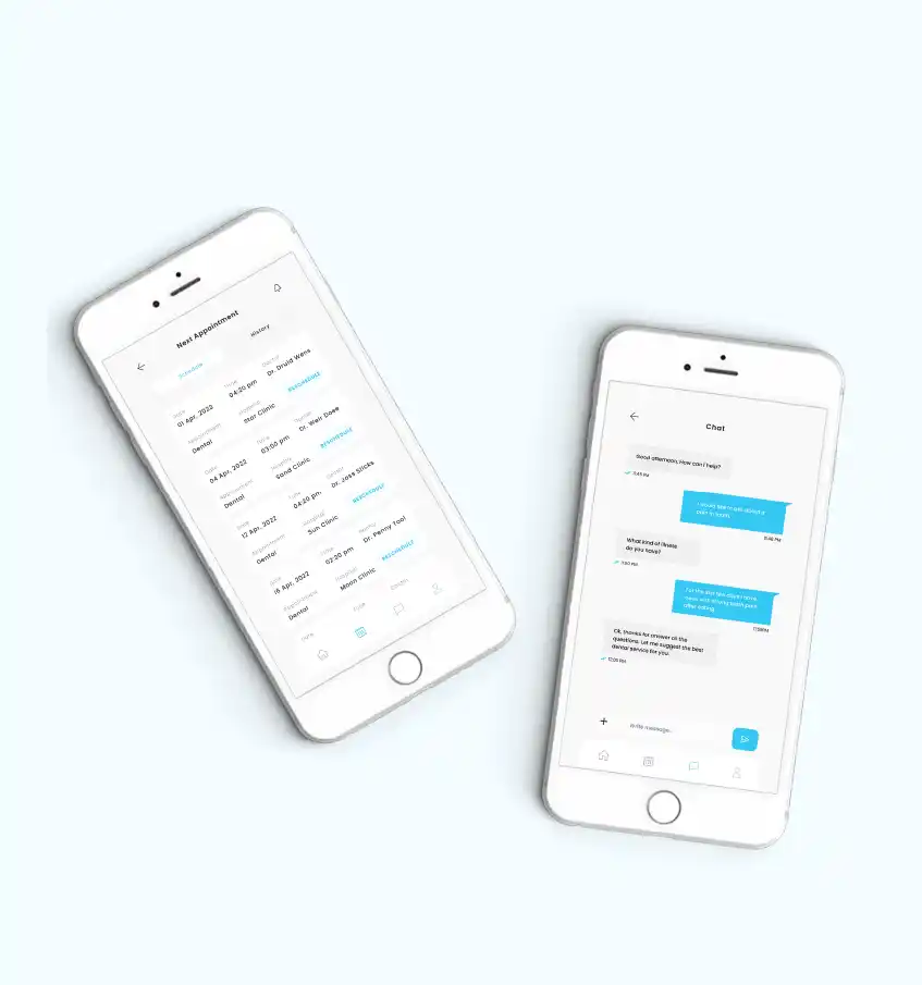 Dental Brando's mobile app solutions, streamlining dental clinic operations and improving patient interaction.